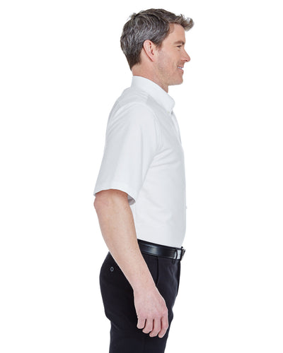 UltraClub Men's Tall Classic Wrinkle-Resistant Short-Sleeve Oxford