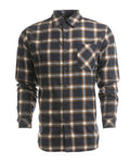 Burnside Men's Open Pocket Long Sleeve Flannel Shirt Mens Apparel Shirts & Tops