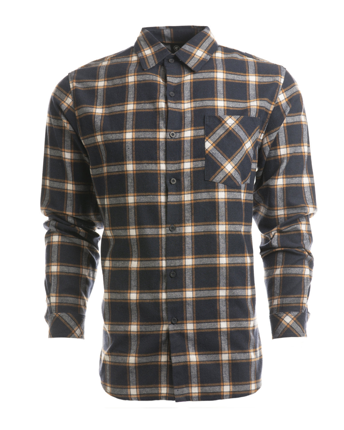 Burnside Men's Open Pocket Long Sleeve Flannel Shirt Mens Apparel Shirts & Tops