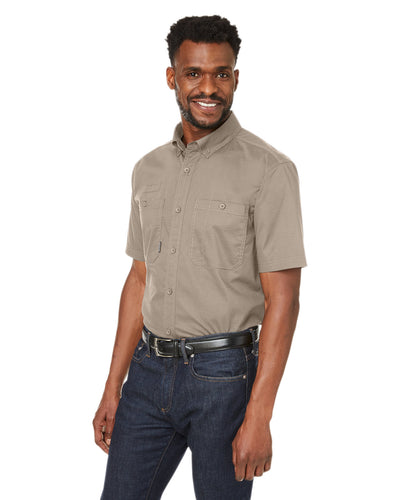 Dri Duck Men's Craftsman Ripstop Short-Sleeve Woven Shirt