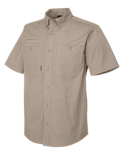 Dri Duck Men's Craftsman Ripstop Short-Sleeve Woven Shirt