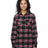 Burnside Women's Yarn-Dyed Long Sleeve Flannel Shirt Burnside