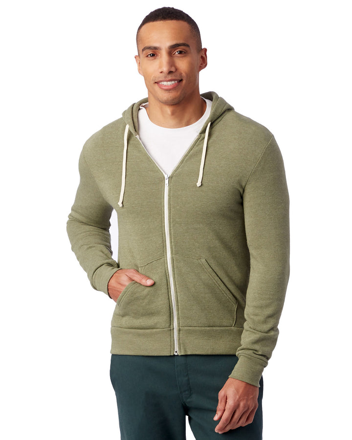 Alternative Men's Rocky Eco-Fleece Zip Hoodie Alternative Apparel