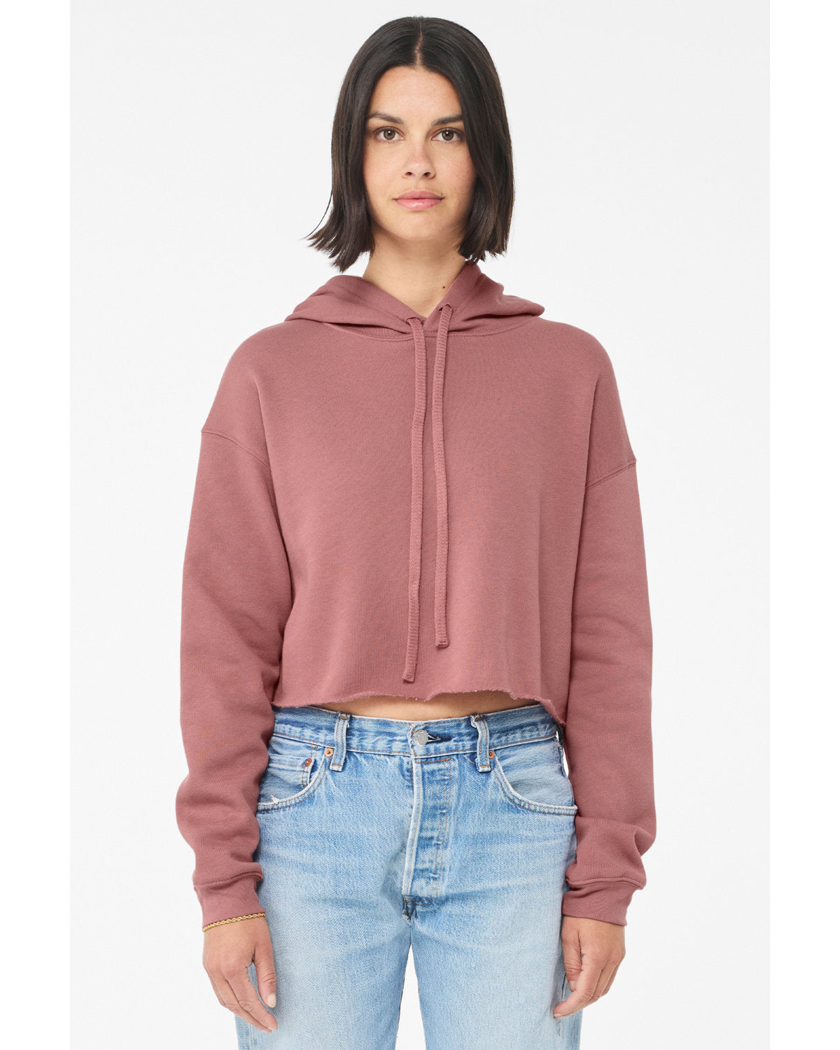 BELLA + CANVAS Women's Crop Fleece Hoodie