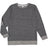 LAT Adult Harborside Melange French Terry Crewneck with Elbow Patches LAT