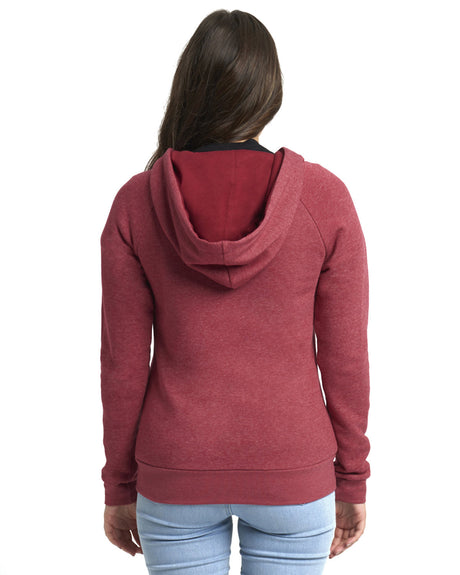 Next Level Apparel Ladies' PCH Raglan Zip Hoodie Next Level Apparel