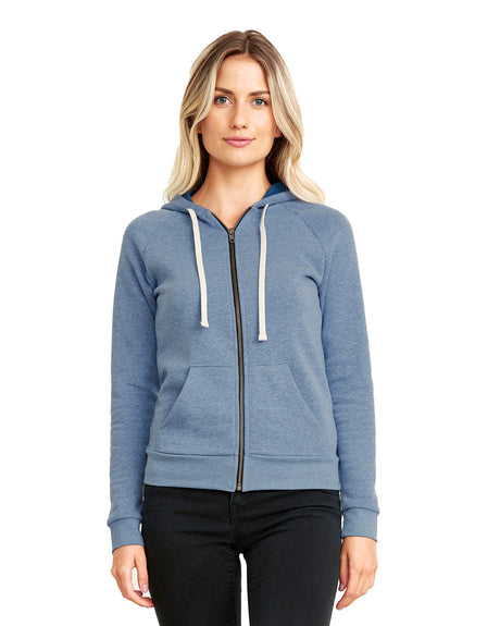Next Level Apparel Ladies' PCH Raglan Zip Hoodie Next Level Apparel