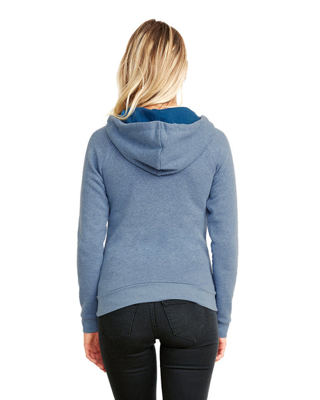 Next Level Apparel Ladies' PCH Raglan Zip Hoodie Next Level Apparel