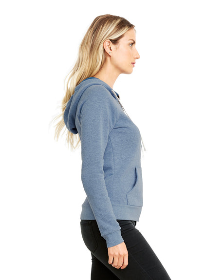 Next Level Apparel Ladies' PCH Raglan Zip Hoodie Next Level Apparel