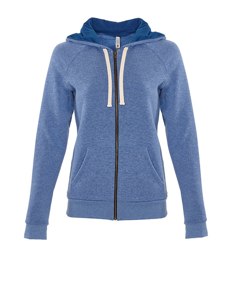Next Level Apparel Ladies' PCH Raglan Zip Hoodie Next Level Apparel