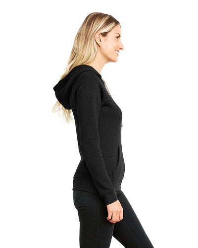 Next Level Apparel Ladies' PCH Raglan Zip Hoodie