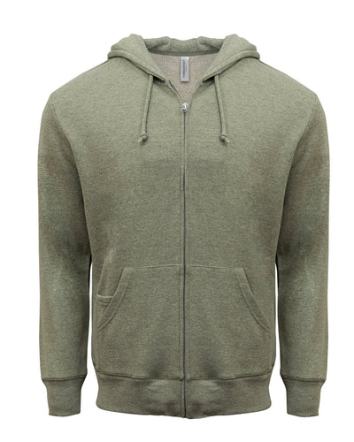 Threadfast Apparel Unisex Triblend French Terry Full-Zip