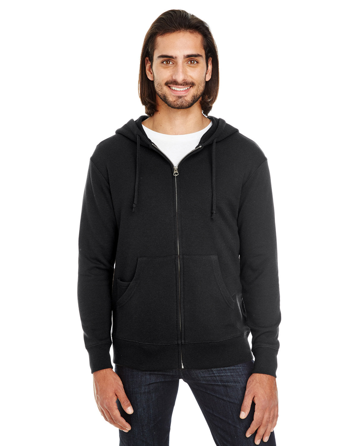 Threadfast Apparel Unisex Triblend French Terry Full-Zip Threadfast Apparel