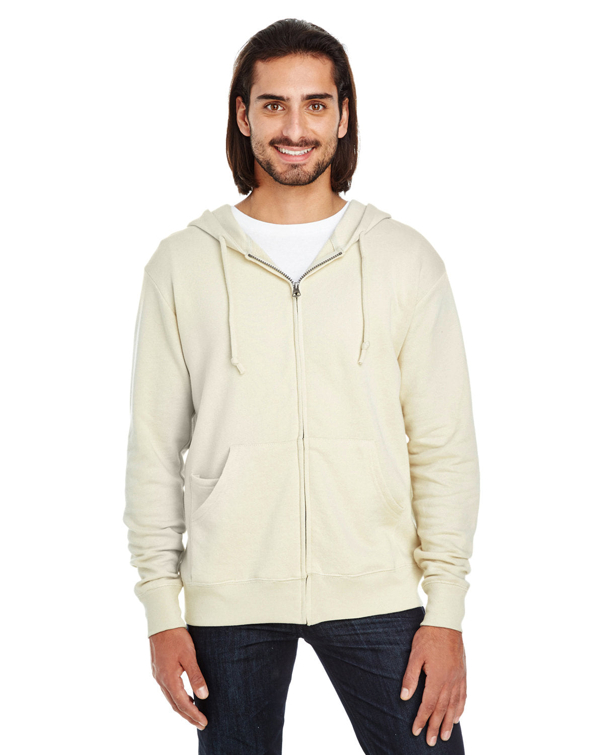 Threadfast Apparel Unisex Triblend French Terry Full-Zip Threadfast Apparel
