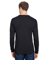 Bayside Men's USA-Made Long Sleeve Pocket T-Shirt