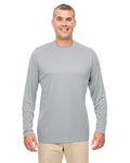 UltraClub Men's Cool & Dry Performance Long-Sleeve Top