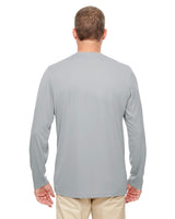 UltraClub Men's Cool & Dry Performance Long-Sleeve Top