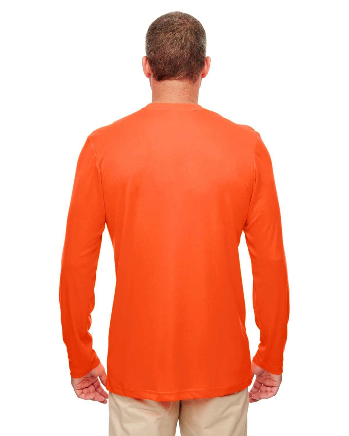 UltraClub Men's Cool & Dry Performance Long-Sleeve Top