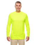 UltraClub Men's Cool & Dry Performance Long-Sleeve Top