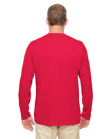 UltraClub Men's Cool & Dry Performance Long-Sleeve Top