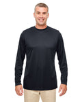 UltraClub Men's Cool & Dry Performance Long-Sleeve Top