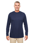 UltraClub Men's Cool & Dry Performance Long-Sleeve Top