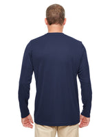 UltraClub Men's Cool & Dry Performance Long-Sleeve Top