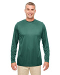 UltraClub Men's Cool & Dry Performance Long-Sleeve Top