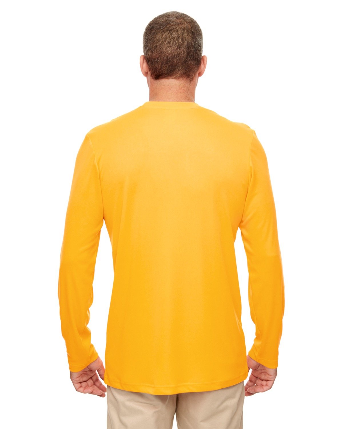 UltraClub Men's Cool & Dry Performance Long-Sleeve Top