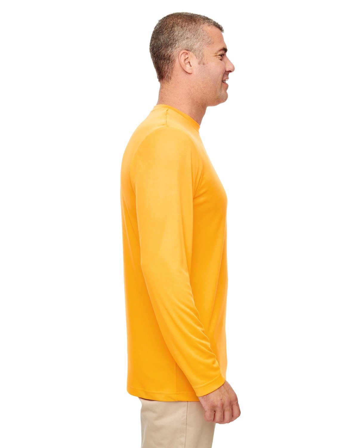 UltraClub Men's Cool & Dry Performance Long-Sleeve Top