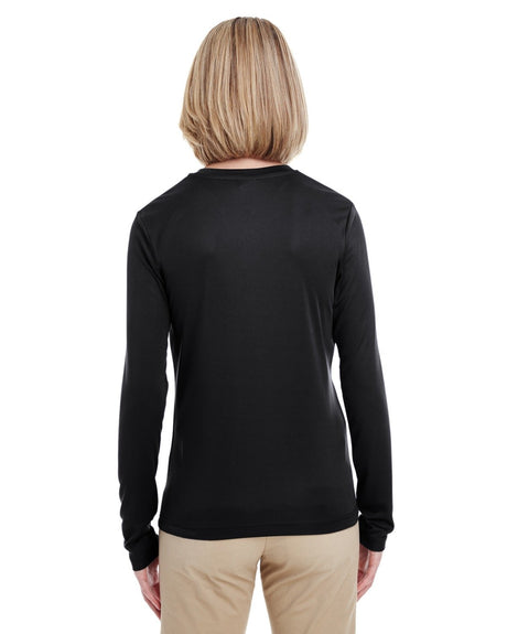 UltraClub Ladies' Cool & Dry Performance Long-Sleeve Top UltraClub