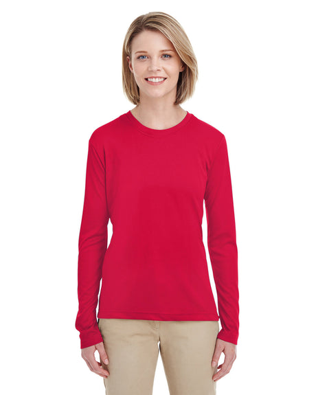UltraClub Ladies' Cool & Dry Performance Long-Sleeve Top UltraClub