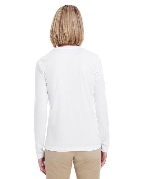UltraClub Ladies' Cool & Dry Performance Long-Sleeve Top UltraClub