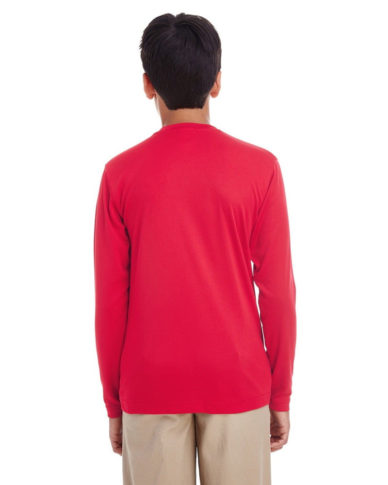 UltraClub Youth Cool & Dry Performance Long-Sleeve Top