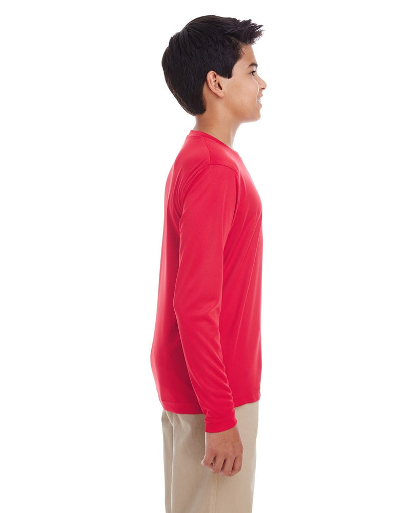 UltraClub Youth Cool & Dry Performance Long-Sleeve Top