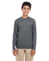 UltraClub Youth Cool & Dry Performance Long-Sleeve Top UltraClub