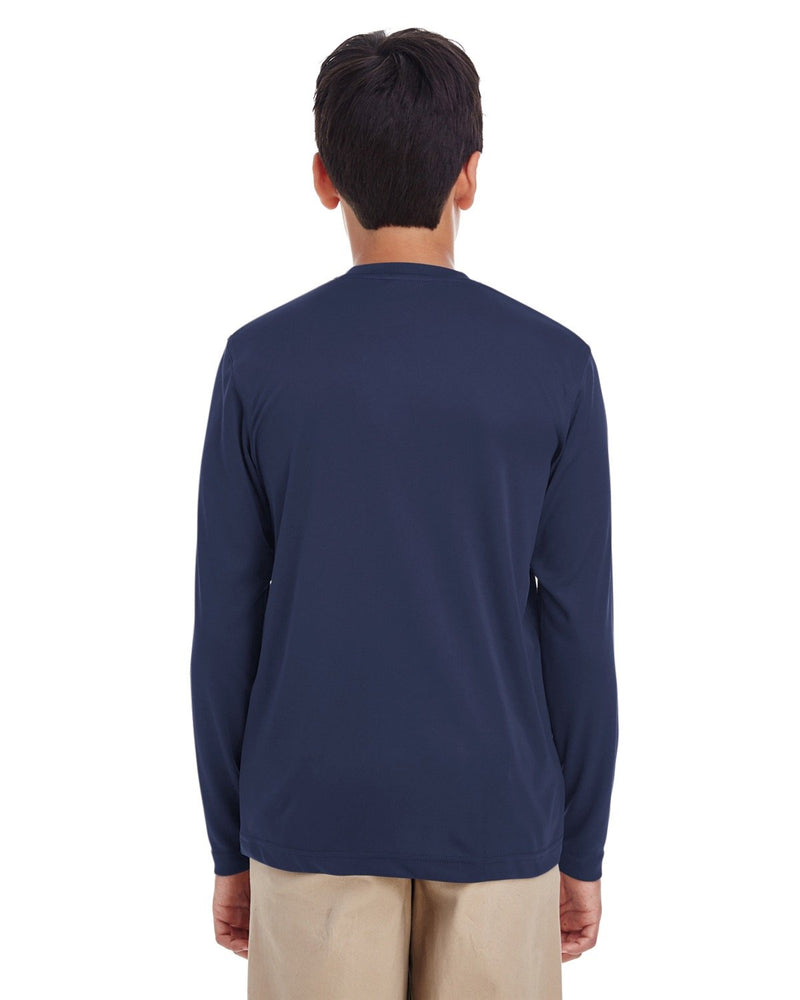 UltraClub Youth Cool & Dry Performance Long-Sleeve Top