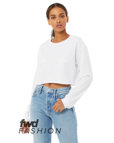 Bella + Canvas FWD Fashion Ladies' Cropped Long-Sleeve T-Shirt