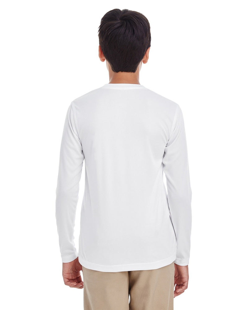 UltraClub Youth Cool & Dry Performance Long-Sleeve Top
