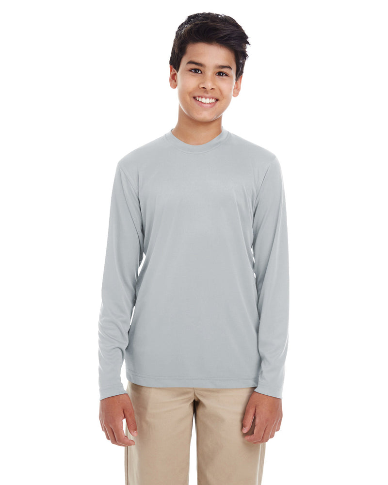 UltraClub Youth Cool & Dry Performance Long-Sleeve Top