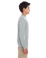 UltraClub Youth Cool & Dry Performance Long-Sleeve Top UltraClub