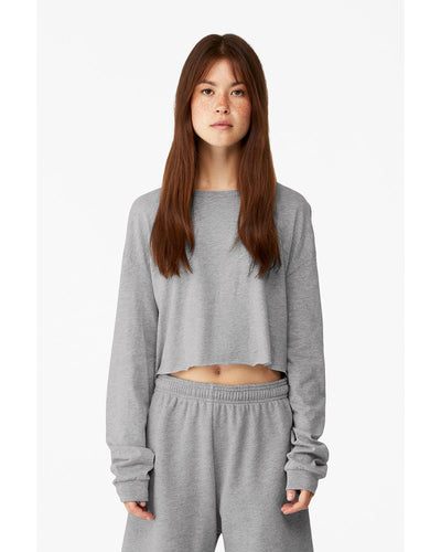 Bella + Canvas FWD Fashion Ladies' Cropped Long-Sleeve T-Shirt