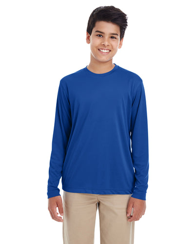 UltraClub Youth Cool & Dry Performance Long-Sleeve Top