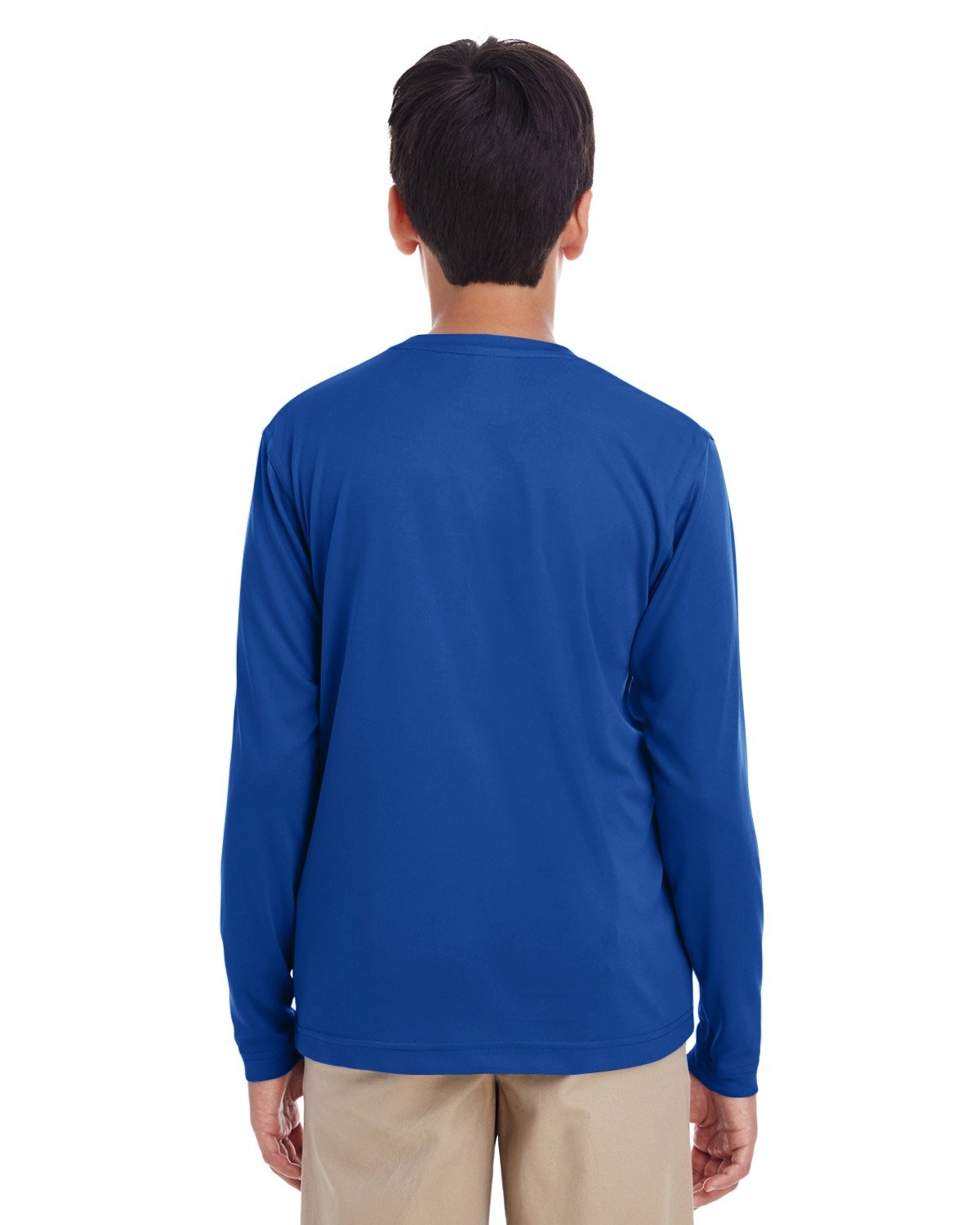 UltraClub Youth Cool & Dry Performance Long-Sleeve Top UltraClub