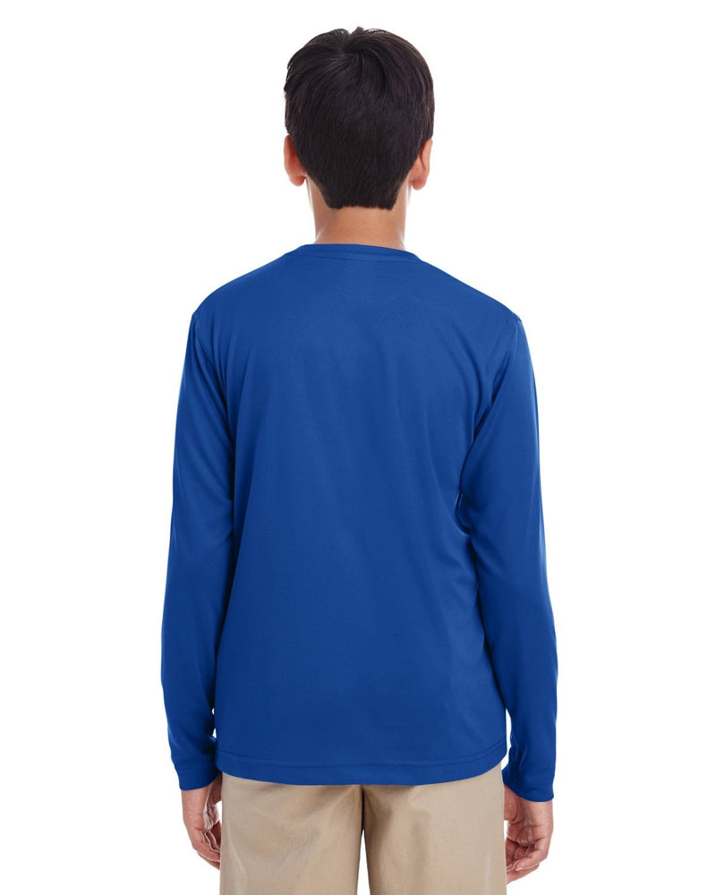 UltraClub Youth Cool & Dry Performance Long-Sleeve Top