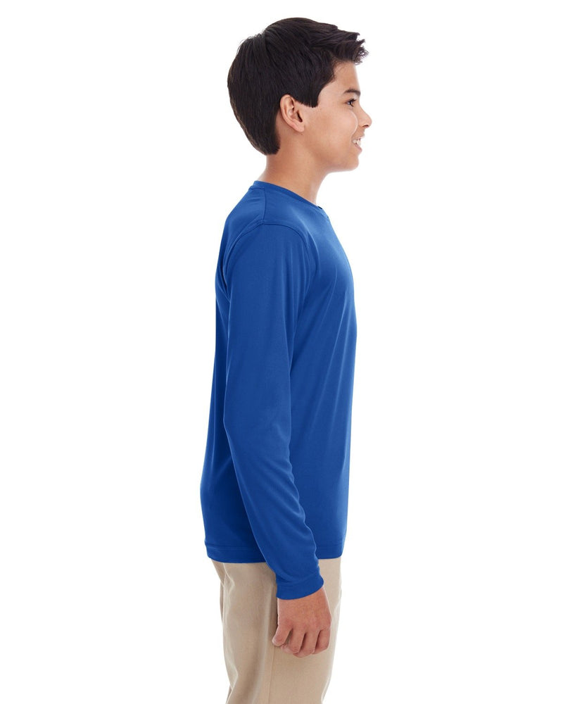 UltraClub Youth Cool & Dry Performance Long-Sleeve Top