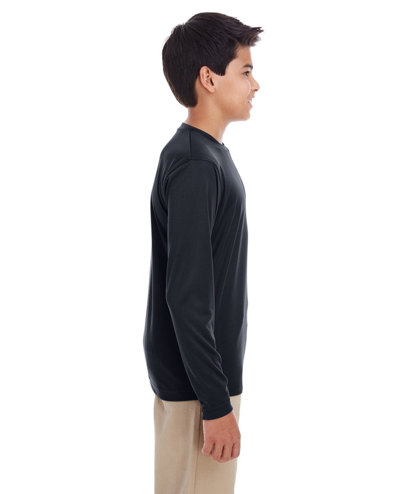 UltraClub Youth Cool & Dry Performance Long-Sleeve Top