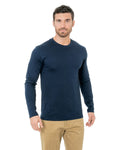 Bayside Unisex Fine Jersey Long-Sleeve Crew T-Shirt Mens Apparel Shirts & Tops