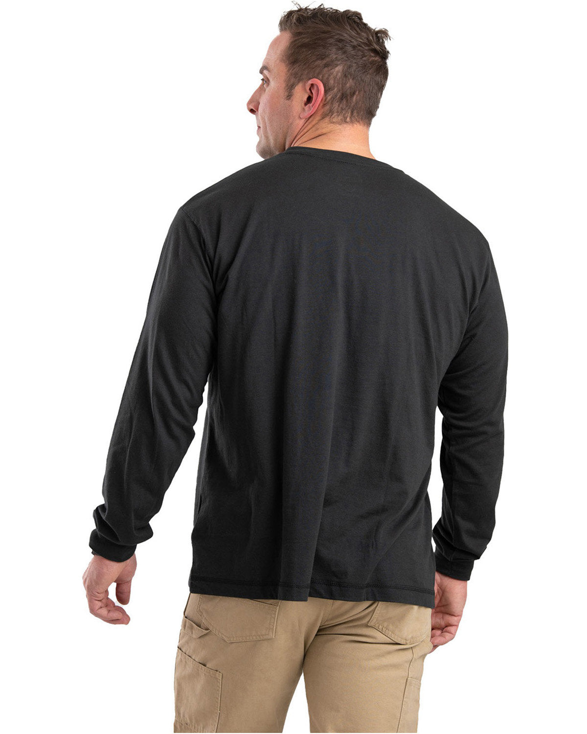 Berne Men's Tall Performance Long-Sleeve Pocket T-Shirt Berne