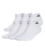 adidas Men's Athletic Cushioned Low Cut Socks 6-Pack Unisex Accessories Socks
